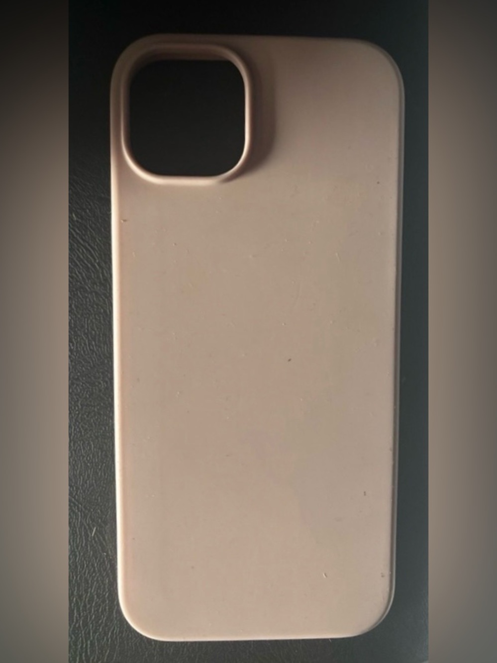 Neutral Pink Silicone iPhone 15 plus Case